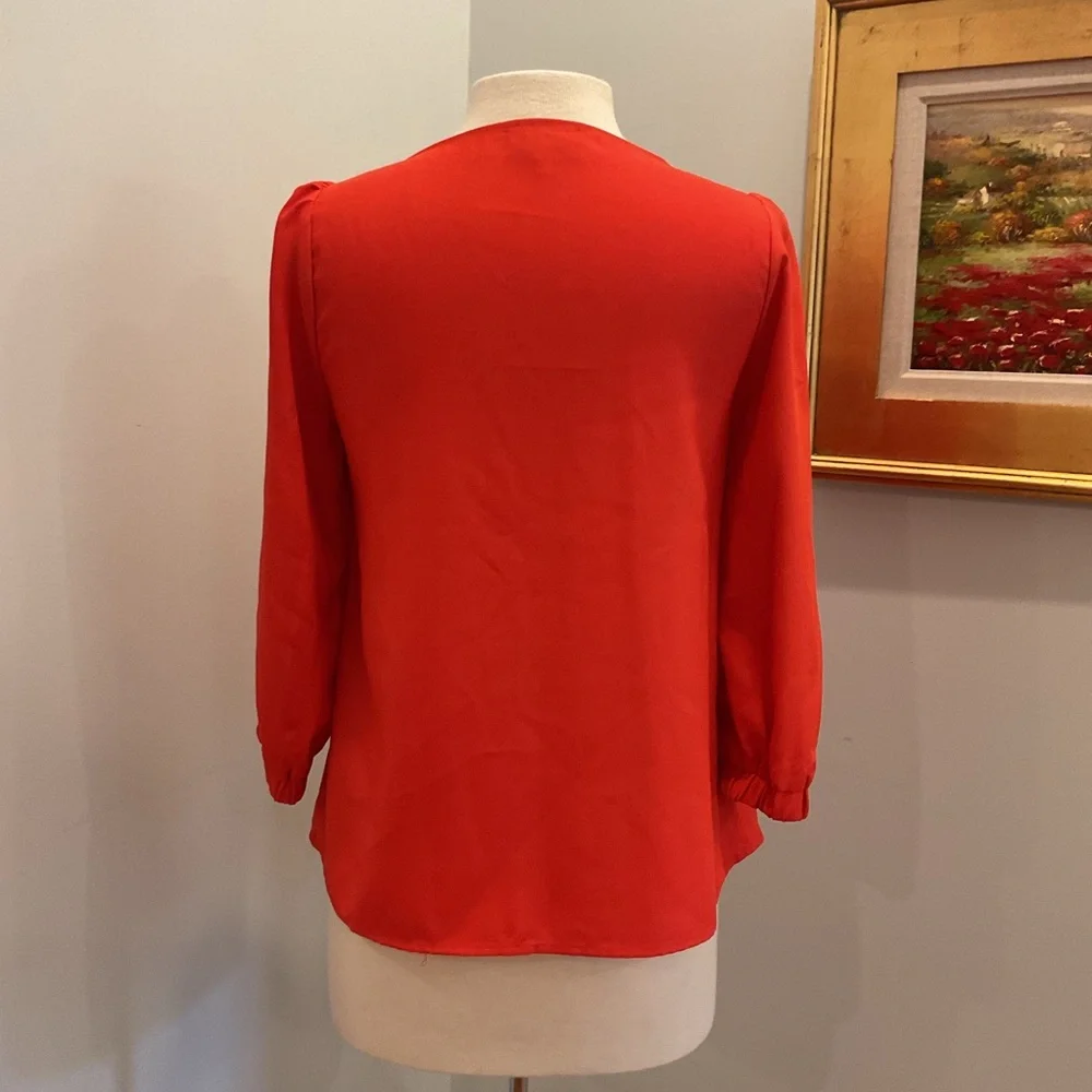 Tuckernuck Poppy Red Hollis‎ Blouse